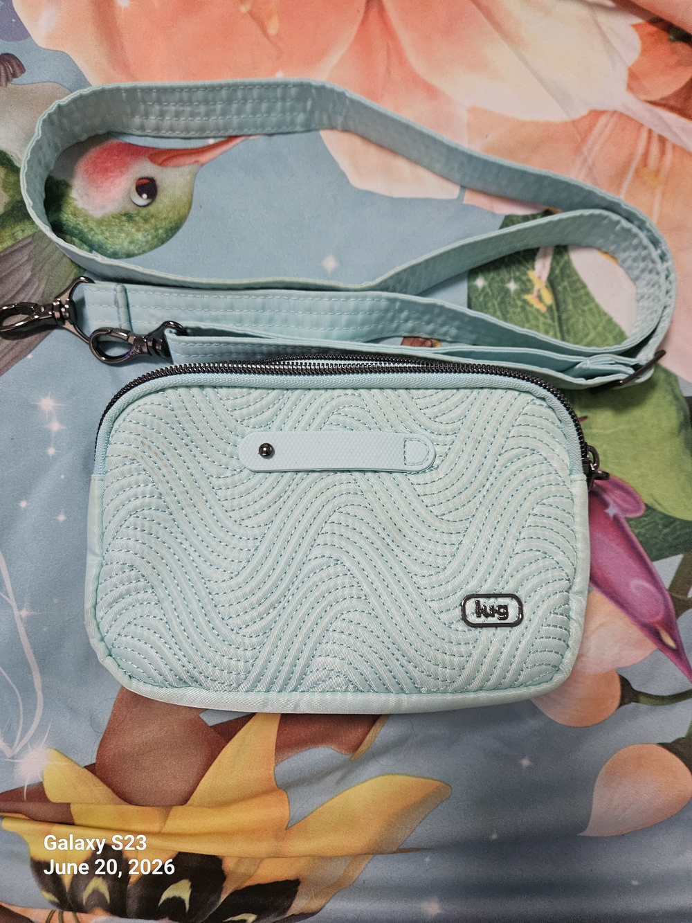 lug Quilted Crossbody Coupe Bag in Light Mint